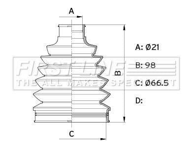 First Line Cv Joint Boot Kit Part No -FCB6421