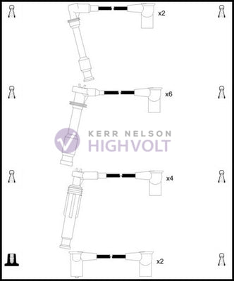 HighVolt Ignition Lead Set - OEF462