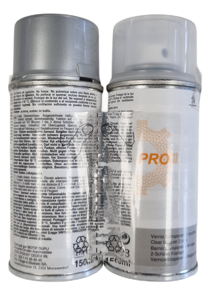 Genuine Peugeot/Citroen 1610010480 Gris Aluminium EZR paint aerosol