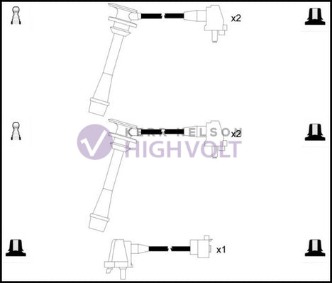 HighVolt Ignition Lead Set - OEF202