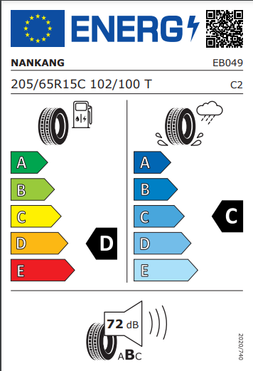 Nankang 205 65 15 102T CW-20 tyre