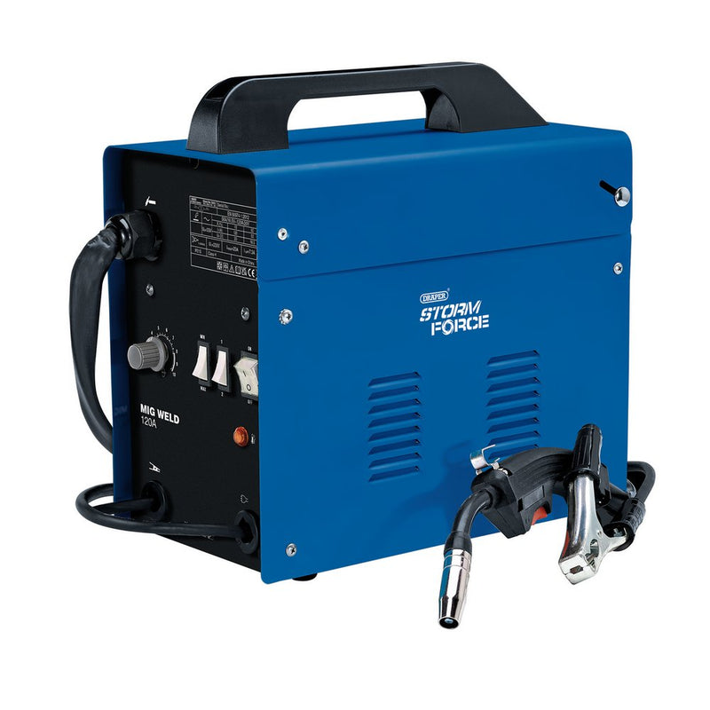 Draper Storm Force Gasless MIG Welder, 120A