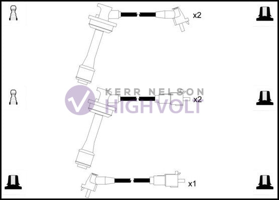 HighVolt Ignition Lead Set - OEF444