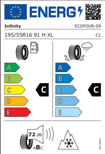 Infinity 195 55 16 91H EcoFour tyre
