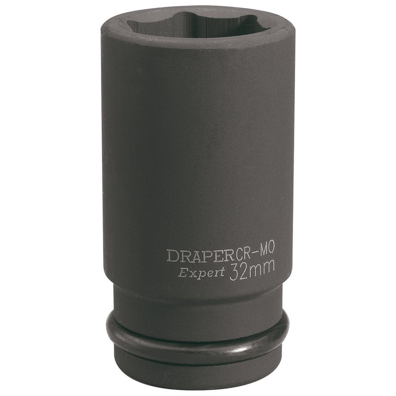 HI-TORQ 6 Point Deep Impact Socket, 3/4" Sq Dr, 32mm