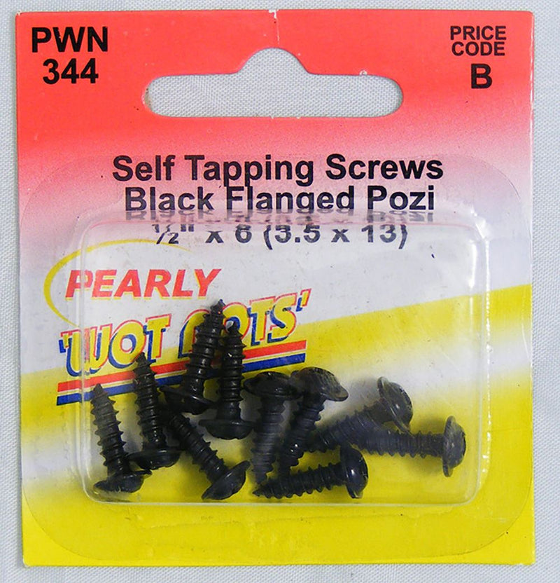 Pearl PWN344 Flanged Self Tap Screw 1/2 X 6 X10