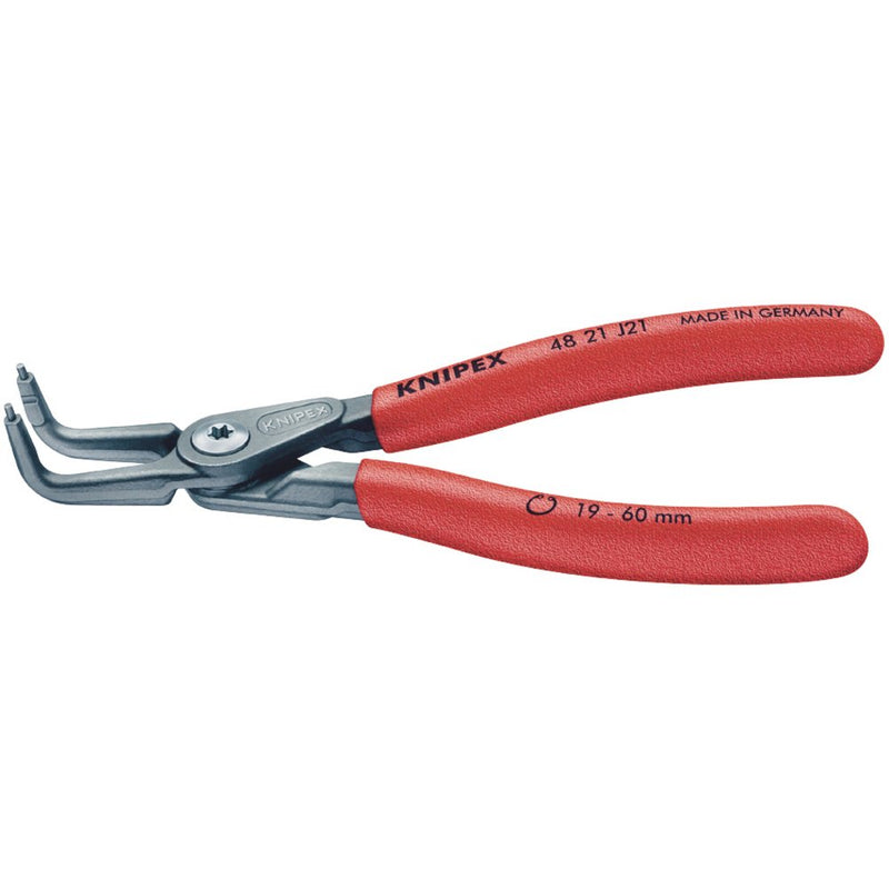 Knipex 48 21 J21 90° Internal Straight Tip Circlip Pliers 19 60mm Capacity 165mm