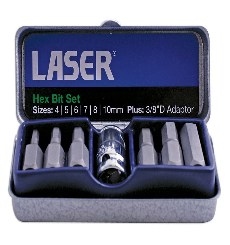 Laser Hex Bit Set