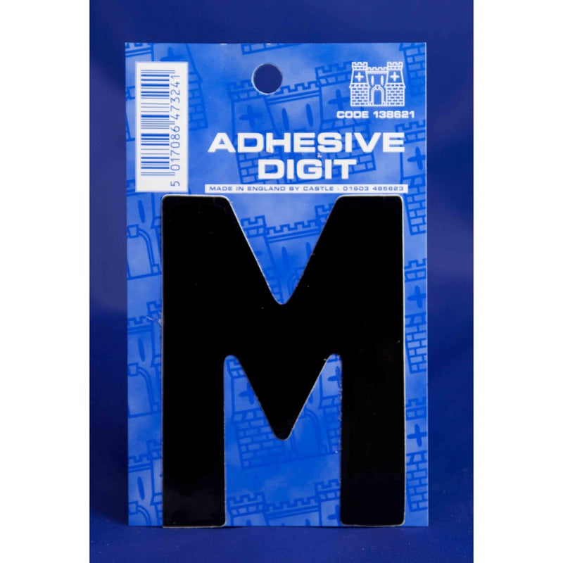 Castle BM M Self Adhesive Digits Blk 3inc