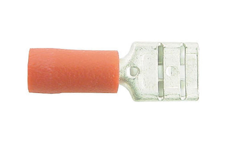 Pearl PWN287 Wiring Connectors - Red - Female Slide-On - 6.3Mm - Pack of 4