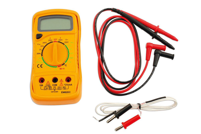 Laser Digital Multi Meter with Temperature Probe