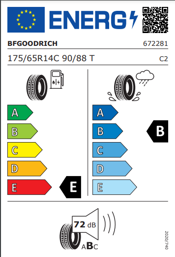 BFGoodrich 175 65 14 90T Activan tyre