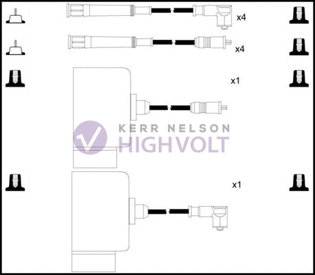 HighVolt Ignition Lead Set - OEF433