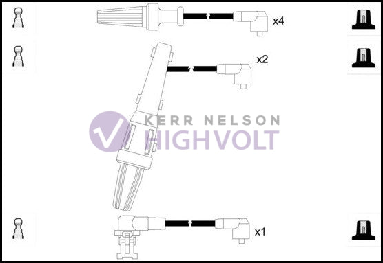 HighVolt Ignition Lead Set - OEF448