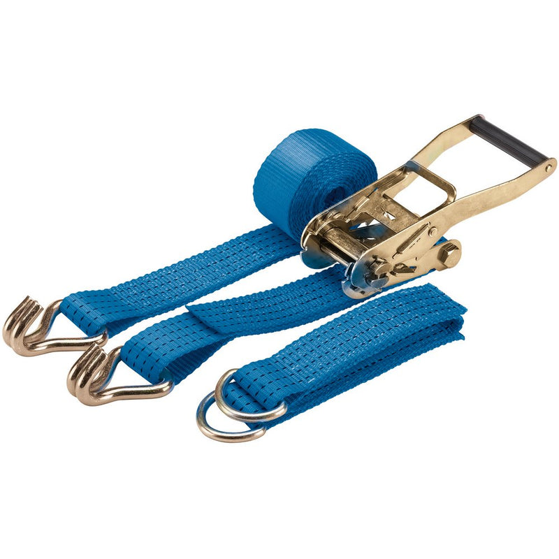 Ratcheting Vehicle Tie Down Straps, 3m x 50mm, 2250kg