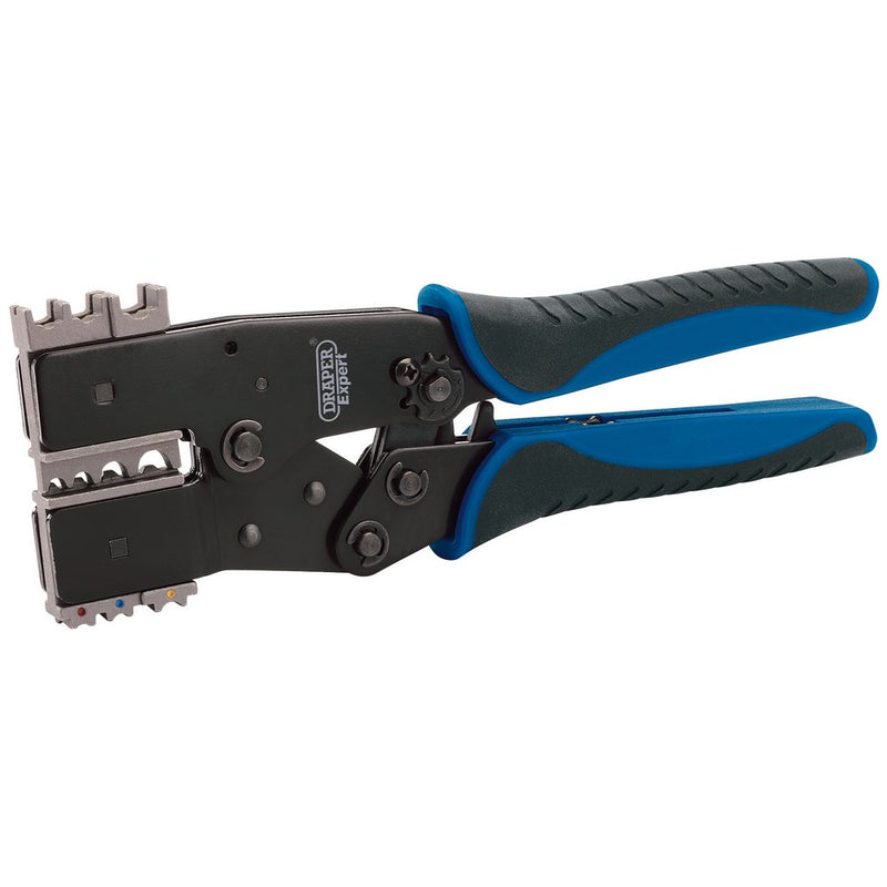 Quick Change Ratchet Action Crimping Tool, 220mm