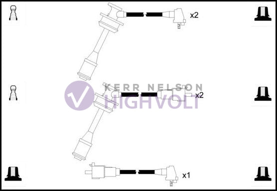 HighVolt Ignition Lead Set - OEF370