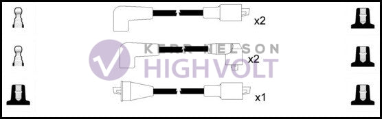 HighVolt Ignition Lead Set - OEF664