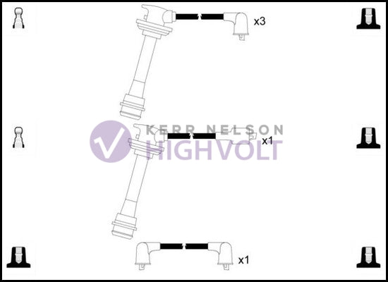 HighVolt Ignition Lead Set - OEF584