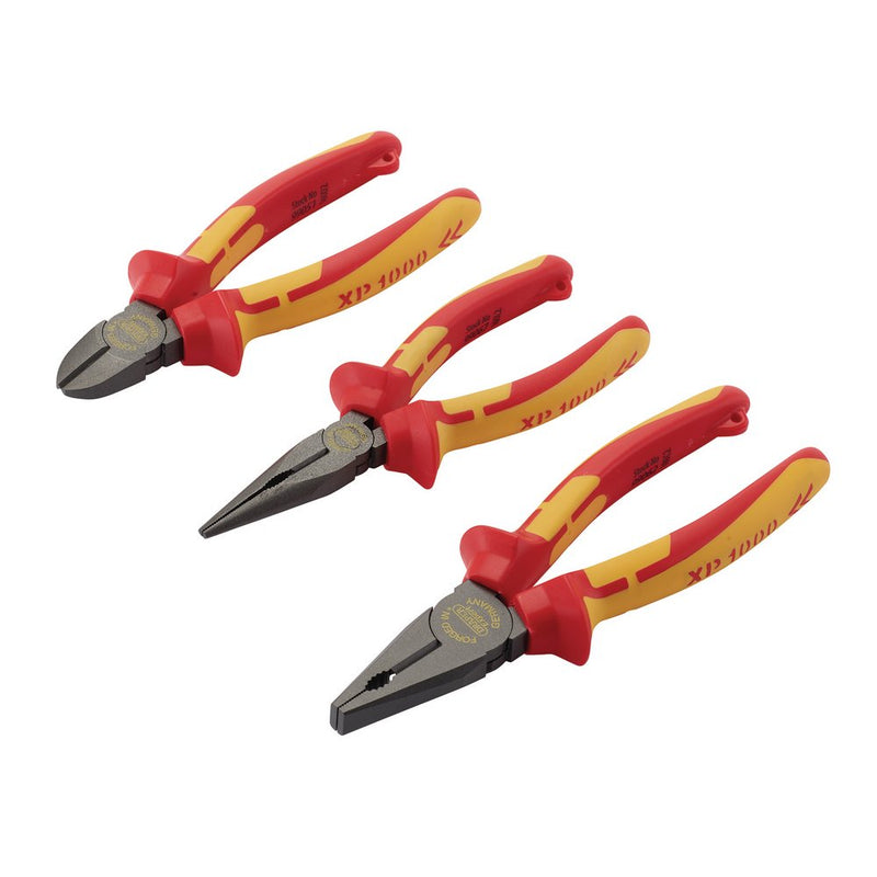 XP1000 VDE Pliers Set - Tethered (3 Piece)