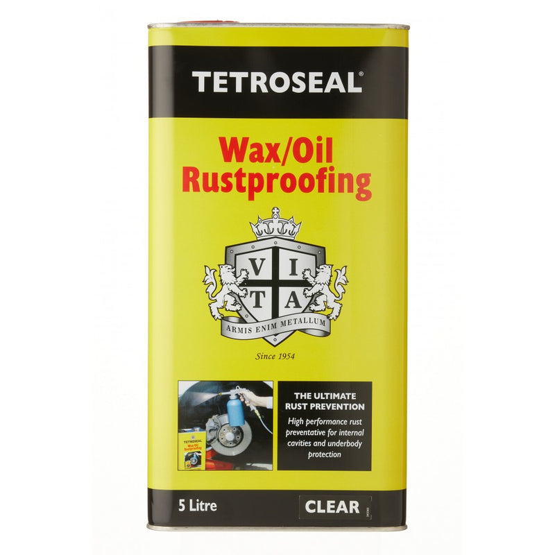 Tetroseal TWO007 Wax Oil Rustproof Clear 5 Litre