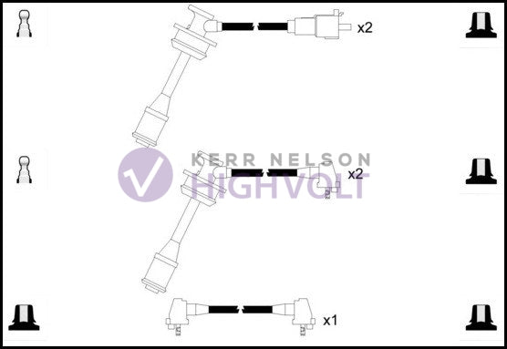 HighVolt Ignition Lead Set - OEF333