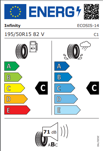 Infinity 195 50 15 82V Ecosis tyre